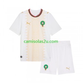 Camisolas de futebol Marrocos Criança Equipamento Alternativa 2026 Manga Curta